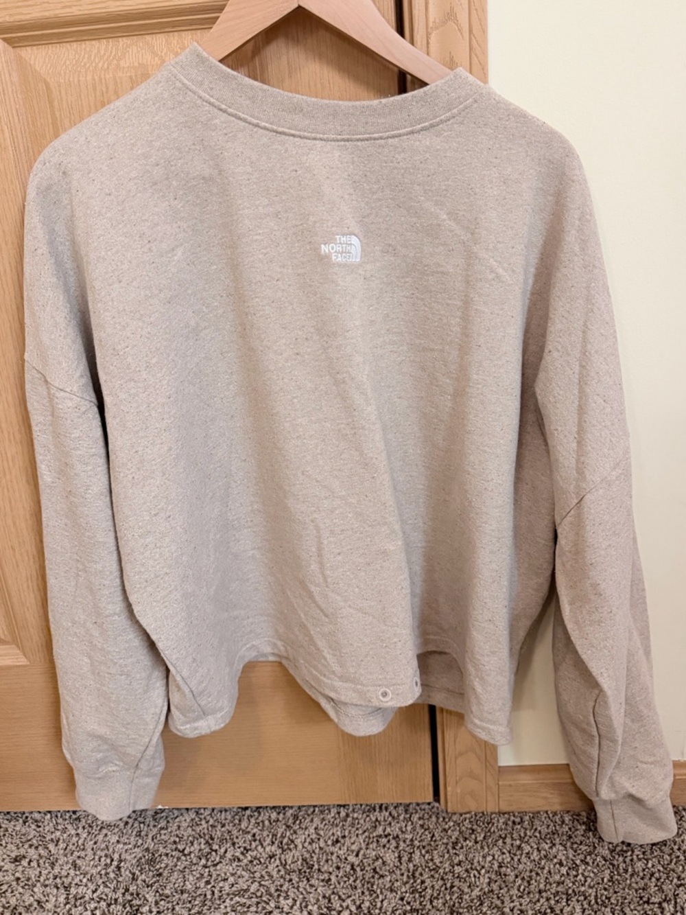 The North Face Women's Crewneck Sweatshirt in Taupe Heather